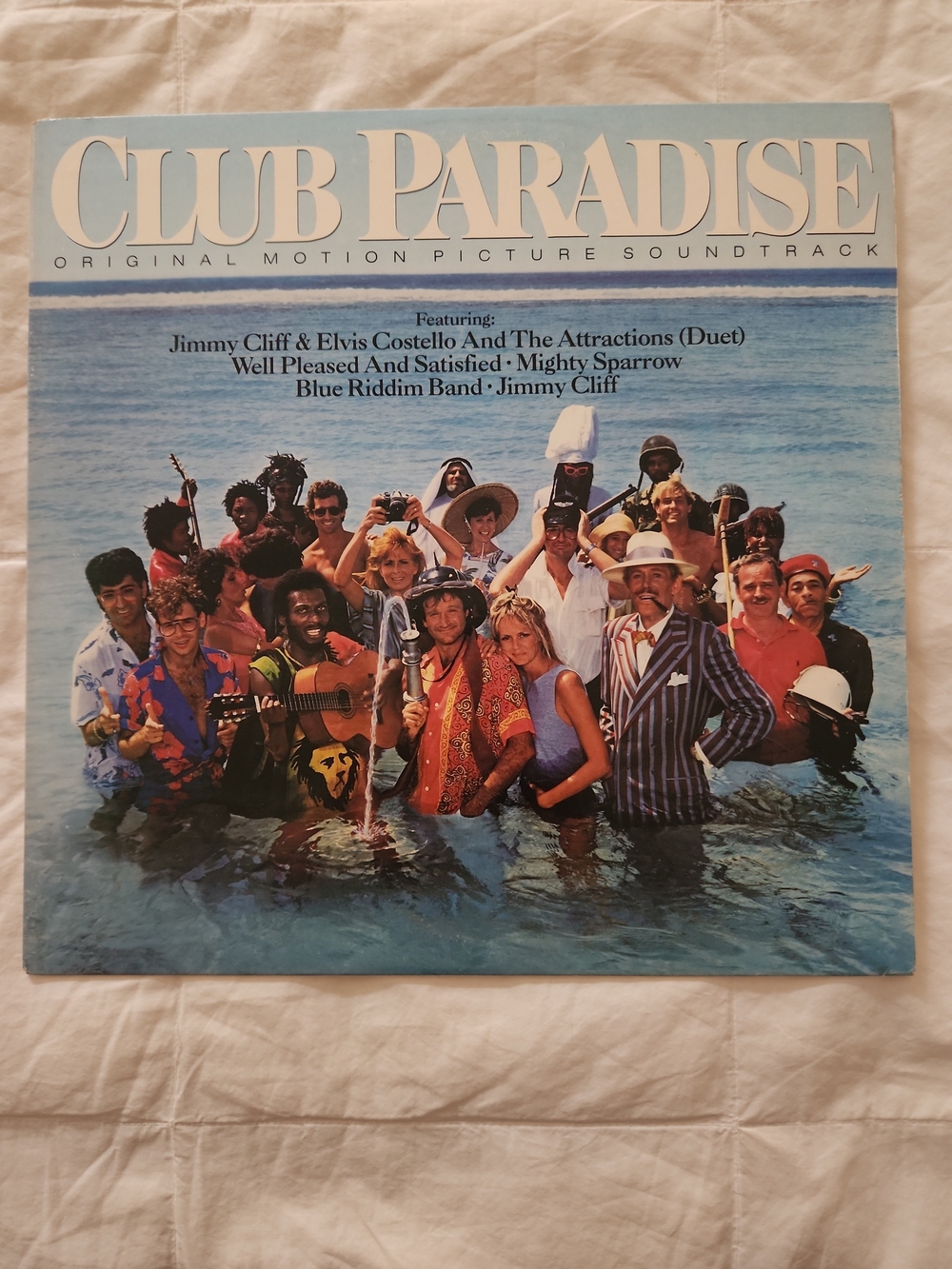 Club Paradise Soundtrack Vinyl -- DJ COPY NEVER PLAYED NM EX